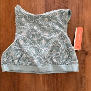 NWT Cobalt Teal Lace Bralette w/Adjustable Straps M
